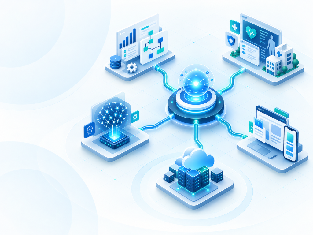Connected business technology ecosystem by Universalogix